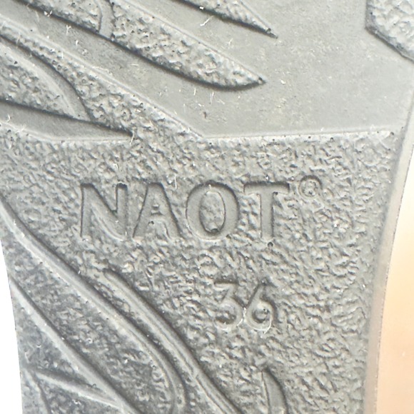 Naot‎ Fiona Snakeskin Wedge Sandals Adjustable Buckle Cork Footbed Size 36/5.5 - Picture 7 of 9